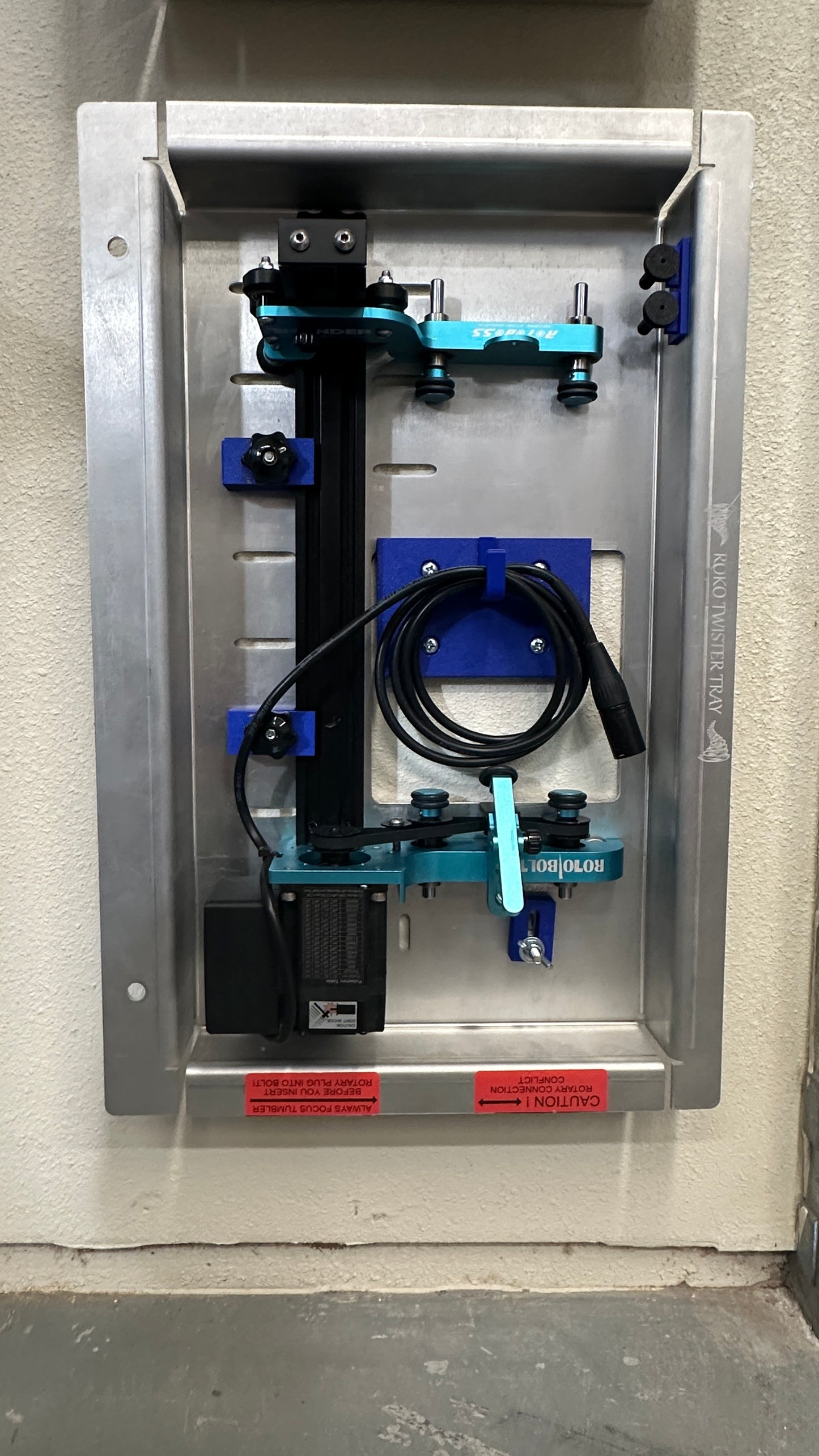 Wall Mount and Push Pin set for RoKo Twister Tray